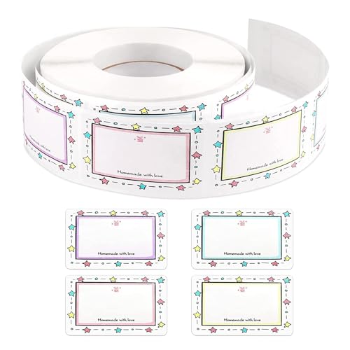 ĩJ[^OXebJ[500pcs/roll Writable`[N{[hubNpt@CƒpACeʖ{̃xt^O