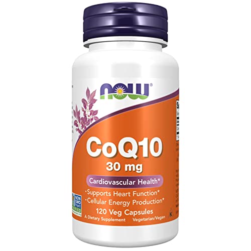 Coq10 Vegetarian, 30 Mg, 120 Vcaps By Now Foods (Pack Of 3) #TOP28