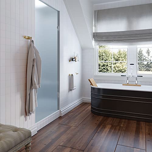 Image of Gatco 4060A Elevate, Towel Bar, 30 inch, Brushed Brass /Wall Mounted 30 Inch Towel Holder for Bathroom