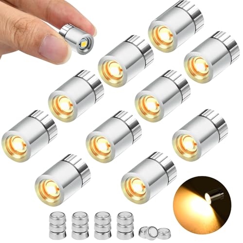 10 Stück Mini LED Lichter für Puppenhäuser, LED Licht Mini mit...