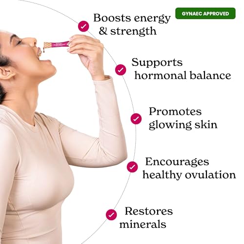 Image of BetterAlt SHE-Lajit Strawberry Honeysticks|Shilajit for Women with Shatavari & Saffron for hormonal Balance & Energy Boost|Tasty sticks with Goodness of Pure Himalayan Shilajit|30 Sticks