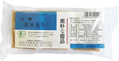 Amazon Co Jp コジマフーズ 有機玄米もち 6切 食品 飲料 お酒