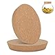 AYYDS 2 Stück Holz Konische Korkstopfen, 13/14/15/18.5/20cm Natürliche Weiche Holzstopfen Flaschenkorken Holzkorkendeckel für Glasflaschen Weinflaschen Karaffen Keramik, 3cm Dick (130x110mm)