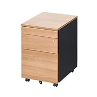 キャビネット 3引き出し付き　キャスター付き 楽天市場】【10/20限定◇全品P5倍】サイドワゴン OX（3段 鍵付き