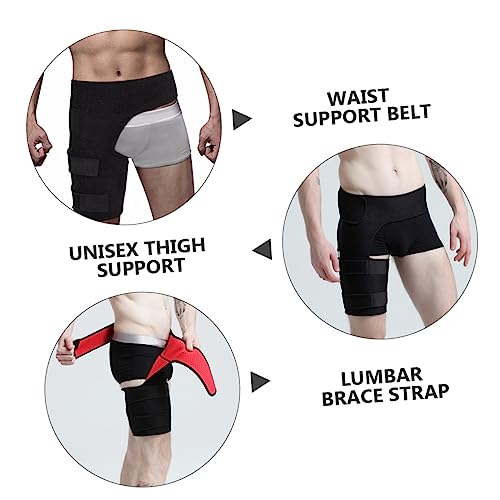 Cinturón de soporte lumbar y muslo Beaupretty fitness miniatura 5