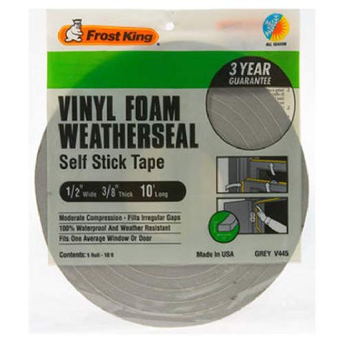 Frost KingV445H Vinyl Foam Weatherseal