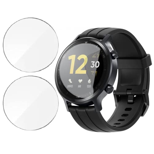 Image of 9H Screen Protector Flexible TPU Screenguard For Realme S watch [1.3 Inch] Smartwatch (2 Pack) - Unbreakable Hydrogel TPU Film [ Not A Tempered Glass]
