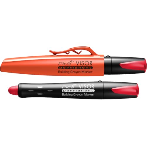 Pica VISOR Permanent-Marker Rot 990/40 I Wasserfest und...