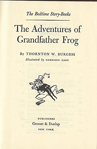Adventures of Grandfather Frog 0448027046 Book Cover