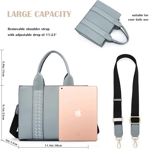 Image of DMICXEL Tote Bag Crossbody Purses for Women Shoulder Handbag PU Leather Top Handle Satchel Bags