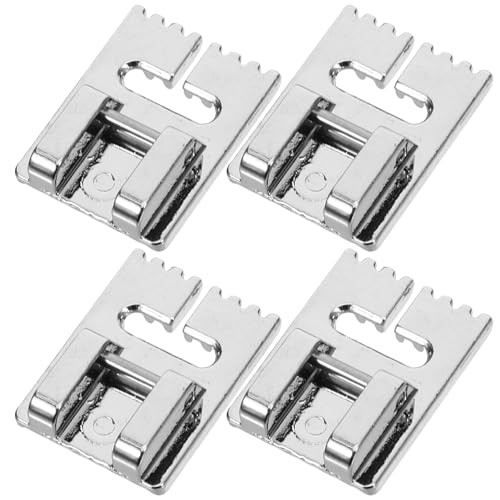 Set 4 Piezas Pie Prensatelas Metal para Máquina de Coser