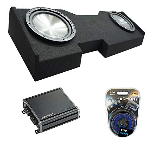 American Sound Connection HA-R124 Compatible with Chevy Silverado 2014-2018 Crew Cab Rhythm Series 12