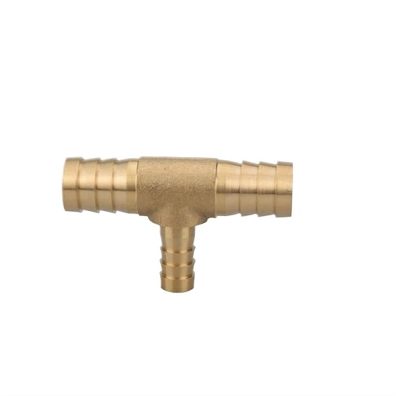 3 Way Hose Connectors Hose Barb Tee 3 Ways Brass Pipe Fitting Connector Splitter Coupler Adapter Water Gas Oil(5-5-5mm)
