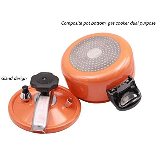 Olla a presión de aleación de aluminio 3L Naranja miniatura 4