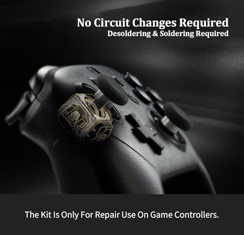 Image of GuliKit TMR Magnetic Joystick Replacement Kit for PS5 DualSense Controller,Anti-Drift Electromagnetic Stick Repair Module with Thumbstick Caps, Soldering Required(Not for DualSense Edge)