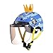 Casco Bici Nino con Accesorios De Corona Y Lentes Cómodo Patineta De Seguridad Patinaje Scooter Verano Niños Y Niñas(Color:Azul)