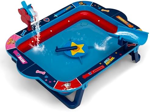 Delta Children PAW Patrol Water Activity Table – Collapsible & Portable – Ideal for Travel – Outdoor Kids Water Sensory Table, Blue