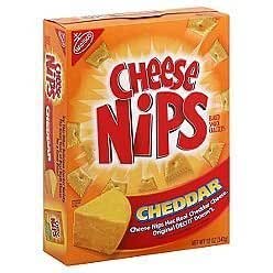Nabisco Cheese Nips Cheddar Baked Snack Crackers 8 Ounce