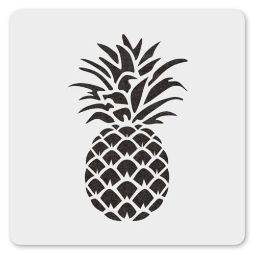 MAGJUCHE Pineapple Stencil 12 Inches, Reusable Fruit Stencil for Painting DIY Crafts Decor