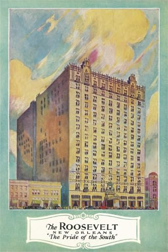 ART.COM Wall Art Print Roosevelt Hotel, New Orleans, 12" x 18"