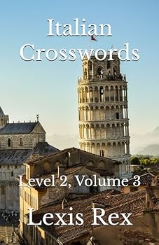 Paperback Italian Crosswords: Level 2, Volume 3 Book