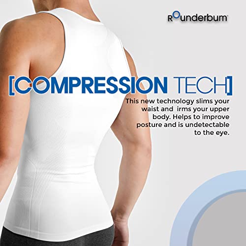 Rounderbum Seamless Compression Tank Top - 5 Colors - Men’s Shaper, Slims Waist, Improves Muscle Definition & Posture4