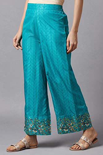 Image of Aurelia Women Strechable Palazzo Straight Fit Pant| Ankle Length Palazzo Pants