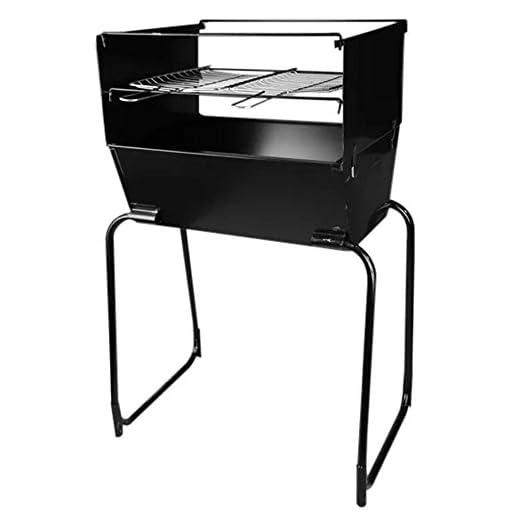 CHURRASQUEIRA DESMONTAVEL PORTATIL + 2 GRELHAS ABERTA FERCAR