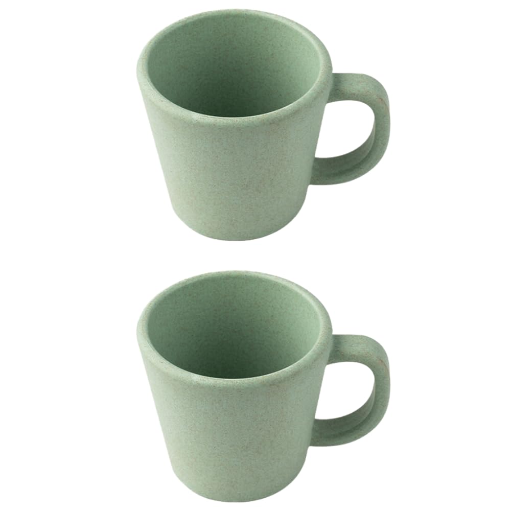 Irida Naturals Rice Husk Mighty Mugs for Coffee Set of 2 - Unbreakable Coffee & Tea Mug,Bamboo Fiber Based Reusable,Eco-Friendly for Microwave,Freezer & Dishwasher Safe Coffee Cup 400 ml (Mint Green) (B0C5M8QD8D) Amazon Price History, Amazon Price Tracker