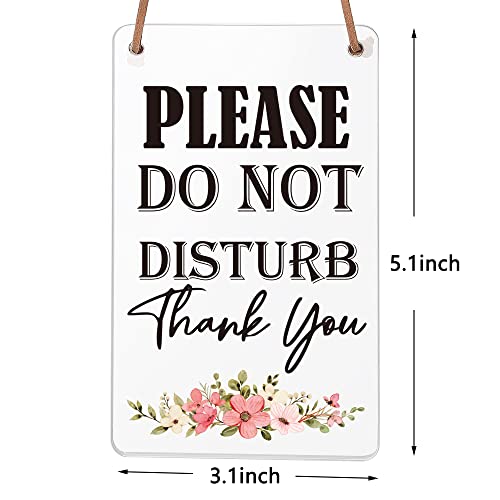 Image of Please Do Not Disturb Sign for Door, Used for Home, Offices, Spa Treatment, Law Firms, Clinics, Hotels or During Therapy, Counseling Sessions,Funny Office Decoration Gift for Co-Worker, WAP3