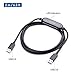 Cable Matters USB 3.0 Data Transfer Cable PC to PC for Windows, USB Transfer Cable in 6.6 ft - Easy Computer Sync Software Key Included, Works with Windows 11/10/8/7/Vista/XP, Compatible with PCMover