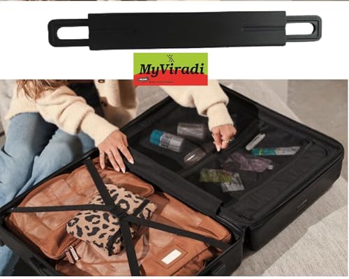 Image of Luggage Wheel,Handle,Lock Only for Replacement and Repair for VIP, Safari, Skybag, Amrican Tourister Suitcases Luggage Part (2 Pcs Black Handle)