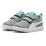[プーマ] ベビーシューズ 未就学児 12cm-16cm 男の子 女の子 ユニセックス子供 乳幼児 コートフレックス V3 V インファント 25年春夏カラー クール ミッド グレー ホワイト/アクアティック(06) 12.0 cm