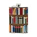 Tizorax biblioteca ripiani con vecchi libri fiaschetta in acciaio INOX, Pocket Flagon, campeggio pentola di vino, regalo per uomo o donna, 226,8 gram