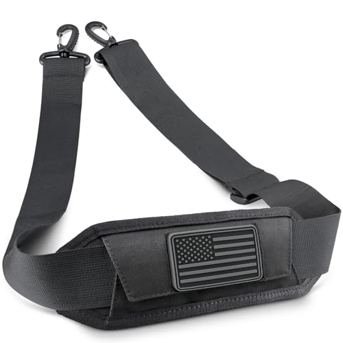 WYNEX Shoulder Strap Pad for Tactical Pouch Universal Bag Strap with Detachable Thick Pad Single Shoulder Straps Replacement