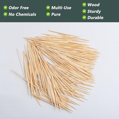 ALAHUGYEF 2 Pcs Toothpick Holder Dispensers, Automatic Toothpicks Container, Toothpicks Storage Dispensers Box, with 1,000 Toothpicks, for Home Livingroom Kitchen Restaurant - Dark Green
