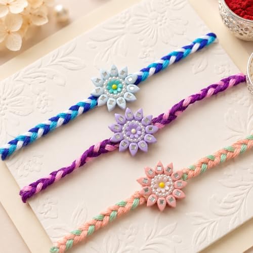 Image of rakhi gift | Rakhi for Brother | Premium Raksha Bandhan Gift Combo with Fridge Magnet, Roli Chawal & Card | Rakhi Gift Hamper Raksha Bandhan Gift |Gift Pack