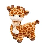 . 【Forme amusante】 : Peluche girafe mignonne et créative, aux couleurs vives et amusantes, qui attire le regard, un bel ajout à la décoration intérieure