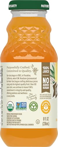 Image of R.W. Knudsen Organic Just Pineapple Juice, 8 fl oz (12 Pack)