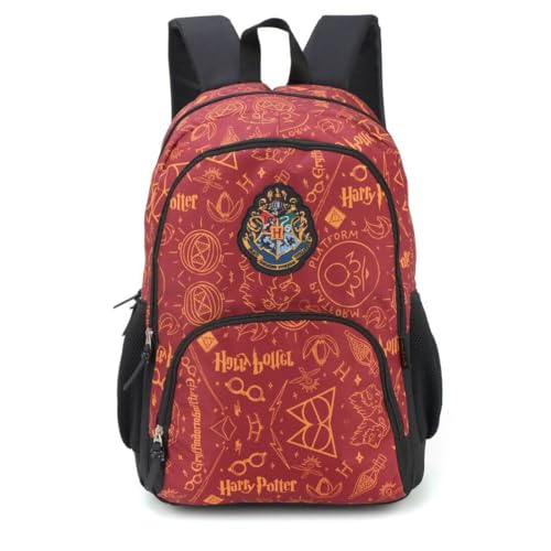 Mochila Escolar Harry Potter para Notebook MJ46762HP vinho