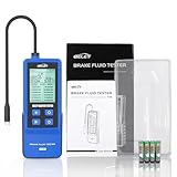 Brake Fluid Tester Digital Automotive Moisture Boiling Point Detector for DOT3,DOT4,DOT5.1 Brake Fluid with 2.8