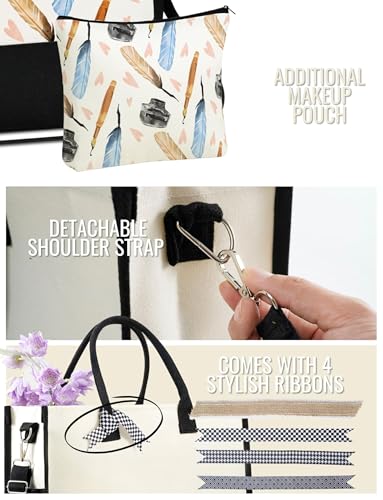Bolso Tote InnoBeta Writers con Cierre Superior y Correa miniatura 4