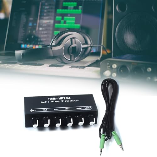 Amplificateur de casque stéréo mélangeur pour gérer 4 retours audio - 6
