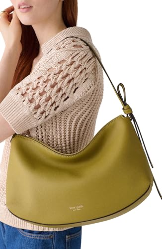 Image of kate spade new york Women's Loop Pebbled Leather Large Shoulder Bag