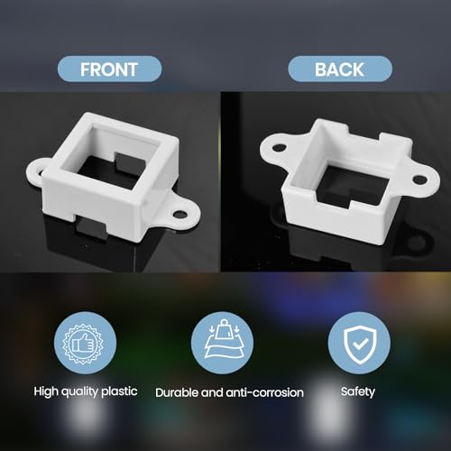 Image of Light Clips fits for Govee Outdoor LED Lights H705 Non-pro Version Elite H805,Outdoor Light Mounts Fasten Holder for Govee(White, 120)