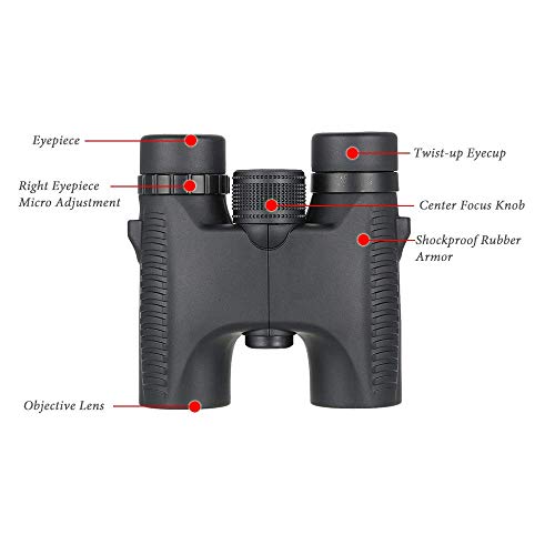 Monoculaire HD étanche avec prisme en toit et grand angle de vue - 6