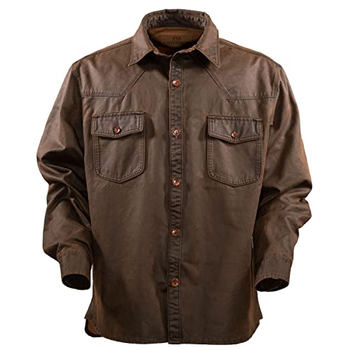 Outback Trading Company Men's Kennedy Canyonland Durable Waterproof Lightweight Casual Shirt Jacket