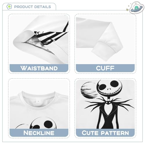 Youth Sweatshirts Long Sleeve Soft Halloween Gentleman Crewneck Pullover Sport Top Tee（5-10 Years）3