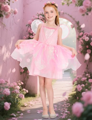 Disfraz completo de hada para niña 3-10 años miniatura 2