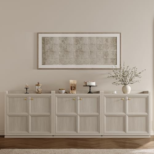 SICOTAS-Buffet-Cabinet-with-Storage-Buffet-Cabinet-Sideboard-Accent-Storage-Cabinet-with-Doors-Shelves-Modern-Buffet-Table-Wood-Credenza-Coffee-Cabinet-for-Living-Room-Kitchen-Dining-Room-Entryway SICOTAS Buffet Cabinet with Storage Buffet Cabinet Sideboard Accent Storage Cabinet with Doors Shelves Modern Buffet Table Wood Credenza Coffee Cabinet for Living Room Kitchen Dining Room Entryway